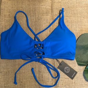 Relleciga sapphire blue bikini top